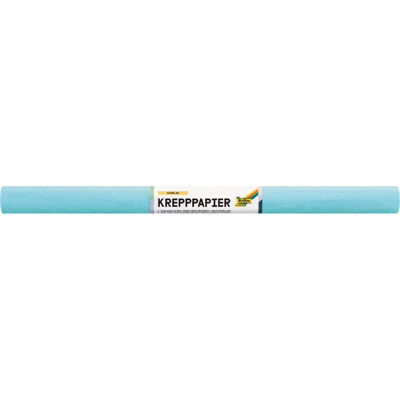 folia Krepppapier eisblau 10 Rollen 50cmx2,5m