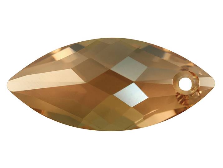 Rayher Swarovski Kristallschliff Anhänger Navette 3 × 1.5 cm