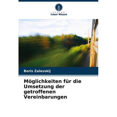 Möglichkeiten für die Umsetzung der getroffenen Vereinbarungen, Taschenbuch von Boris Zalesskij, Verlag Unser Wissen, 978-620-7-05666-8