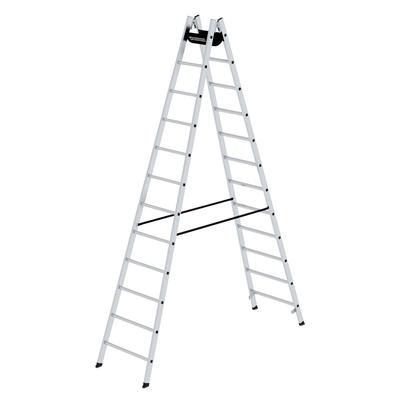 PROREGAL Sprossen-Stehleiter 2x12 Sprossen