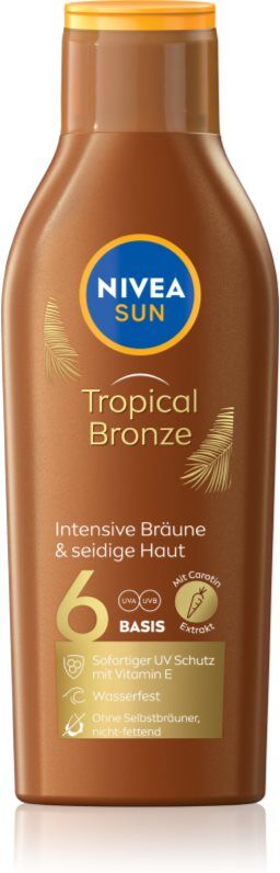 NIVEA SUN Tropical Bronze Sonnenmilch SPF 6 200 ml