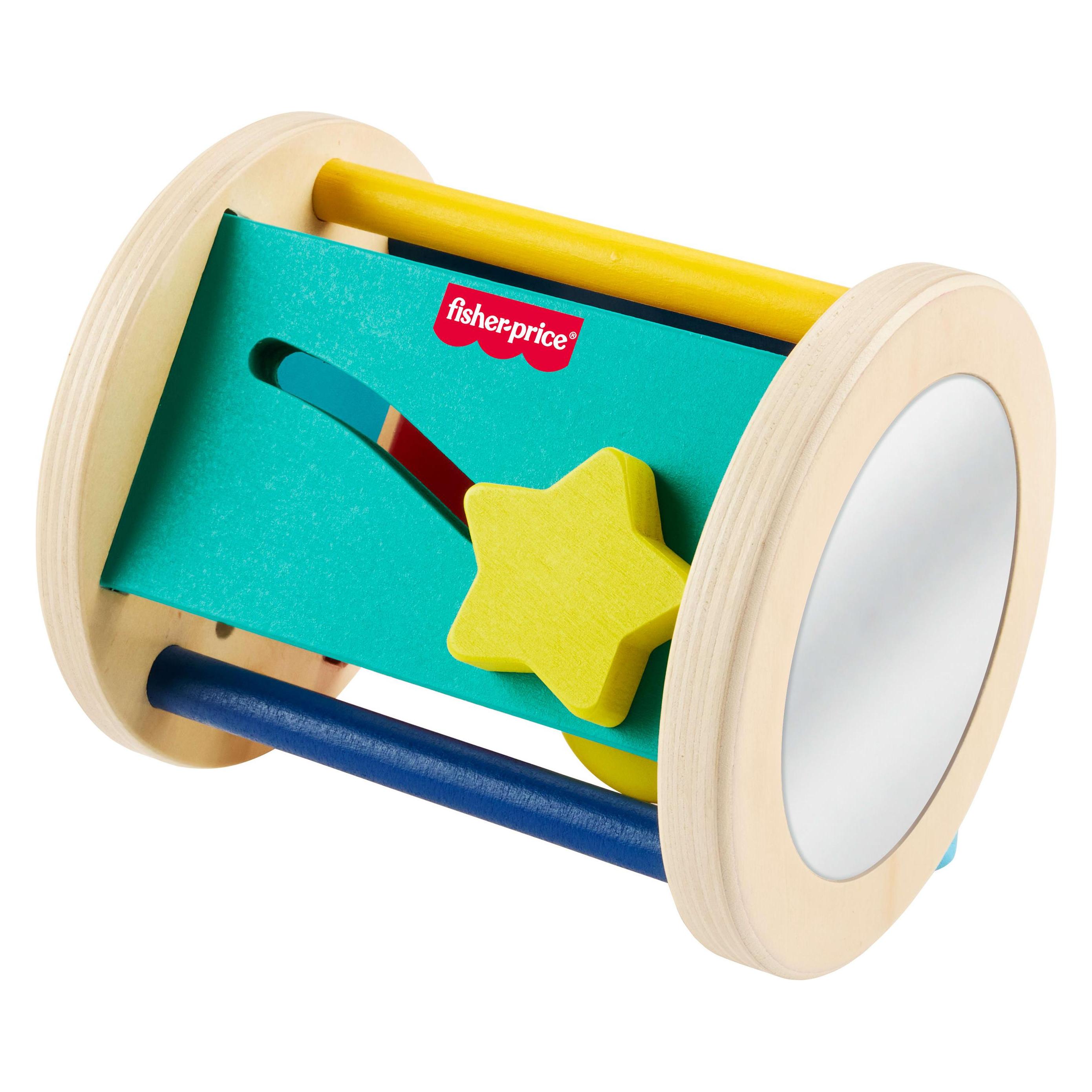 Fisher-Price Krabbelspass Roller aus Holz (JKH17)