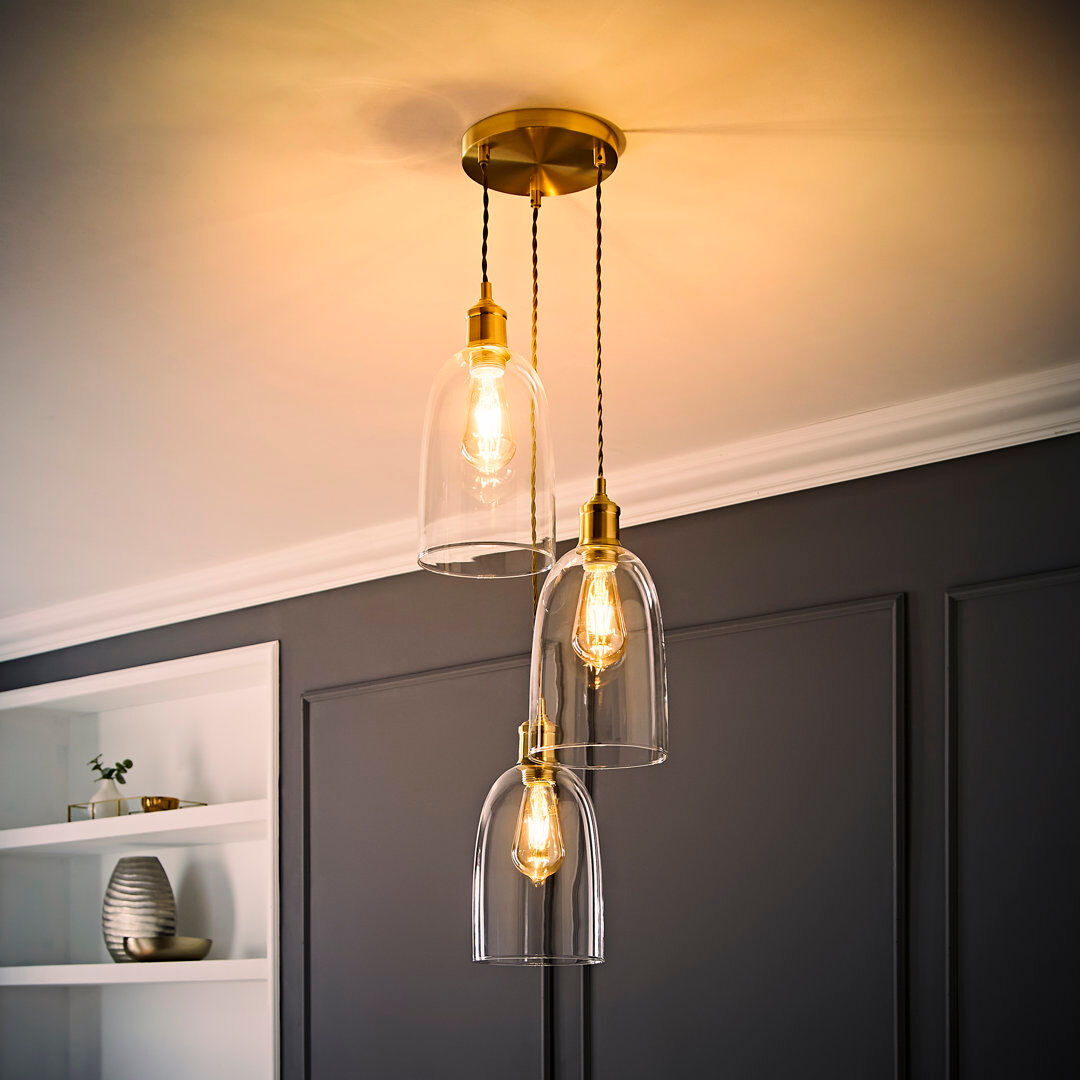 Breakwater Bay 3 - Light Pendant Brushed Gold
