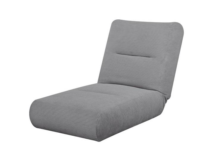 Livetastic Schlafsessel Luna, Grau, 81x88x160 cm, Bsci, Liegefunktion, Wohnzimmer, Sessel, Schlafsessel