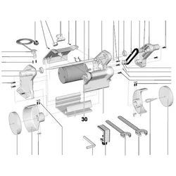PROXXON 27180-30 Platine für Poliermaschine PM 100 / PM100