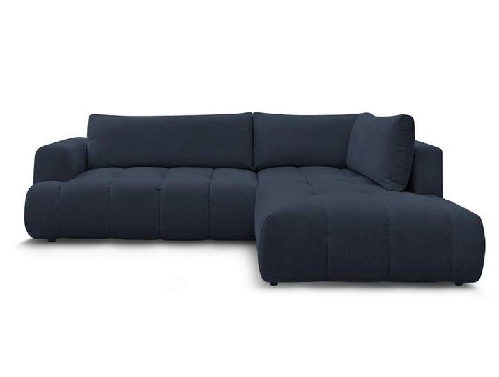 Ecksofa BOBOCHIC FUJI Stoff dunkelblau