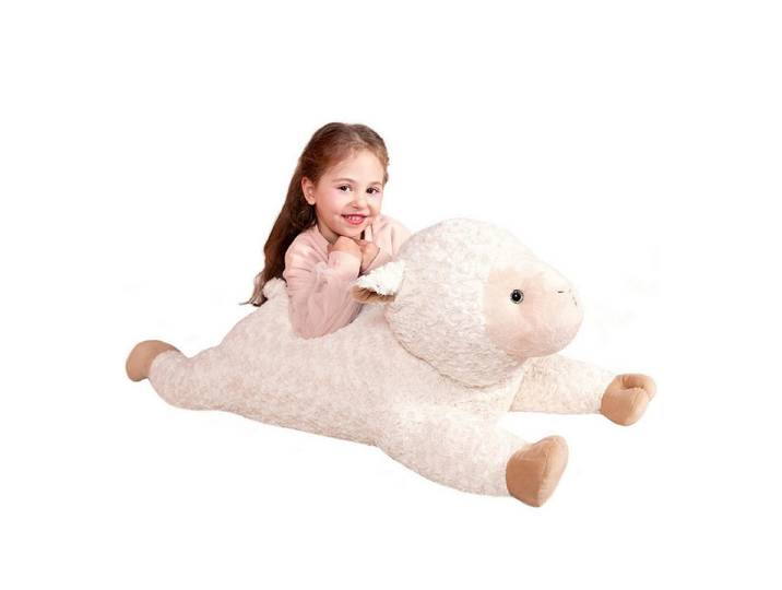 LuxusKollektion Kuscheltier Plüschtier Kuscheltier XXL 78cm Plüsch Weiß Schaf (1-St)