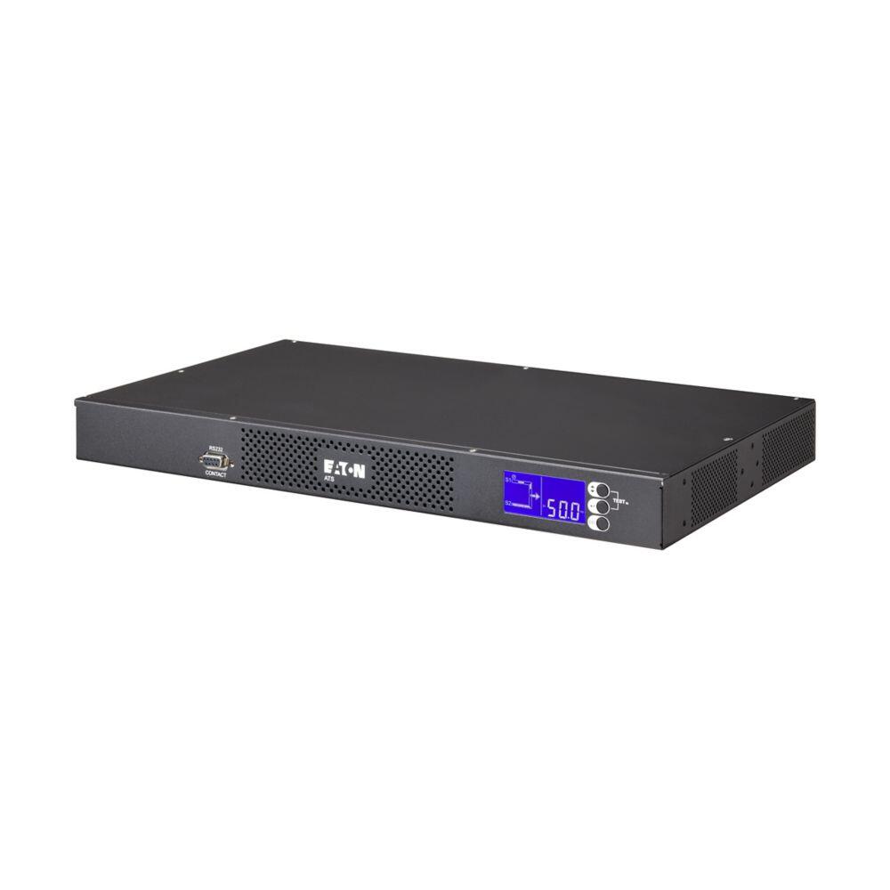 Eaton ATS Rack PDU, 1 HE, 2-Eingänge C20, 8-Ausgänge C13, 1x C19, EATS16