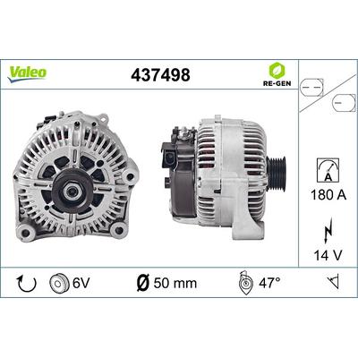 VALEO Generator REMANUFACTURED PREMIUM 437498 für BMW