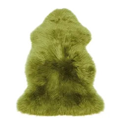 Lammfell AGNELLO grün (BT 95x50 cm) - BT 95x50 cm