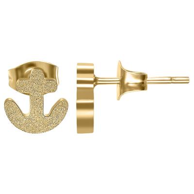 Paar Ohrstecker ADELIA´S "Ohrringe – Ohrstecker aus Edelstahl", Damen, Gr. Damen, Edelstahl, gold, Ohrringe, Geschenkidee: zeitlos und vielseitig