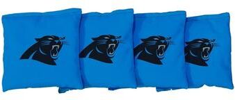 Skip's Garage Carolina Panthers NFL Football Blue Cornhole Bags