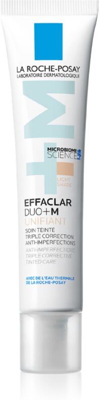 La Roche-Posay Effaclar DUO+M Unifiant leichte Tönungscreme mit feuchtigkeitsspendender Wirkung Farbton Light 40 ml