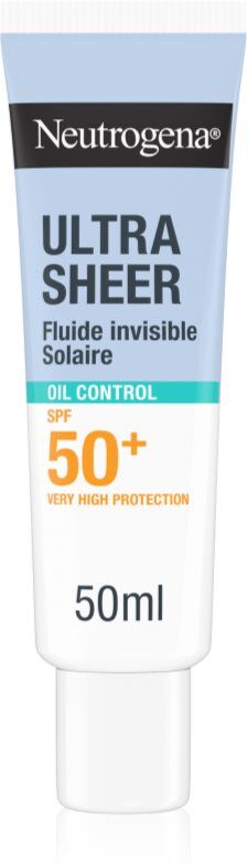 Neutrogena Ultra Sheer Oil Control fluide ultra-léger SPF 50+ 50 ml