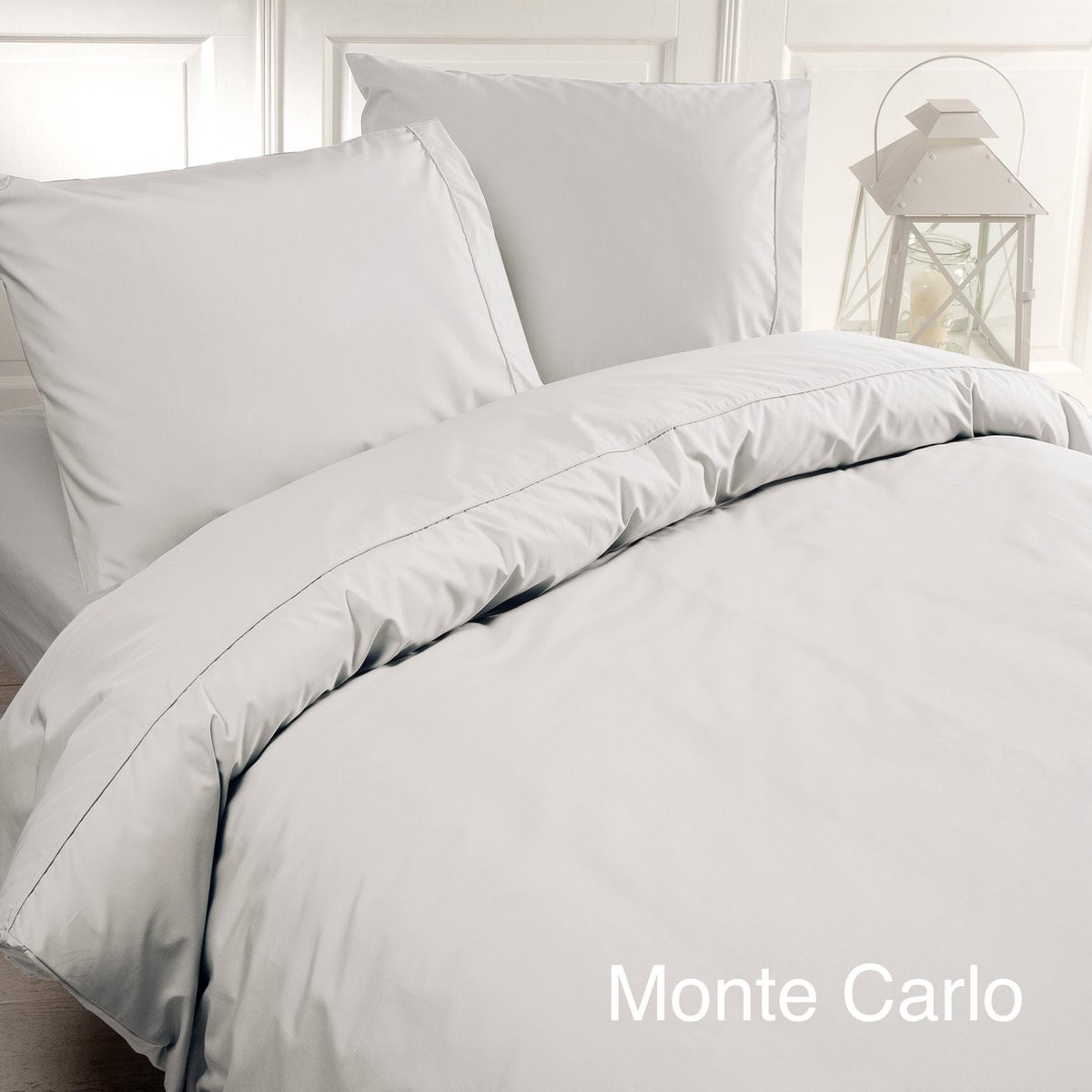 Papillon Monte Carlo Dekbedovertrek Eenpersoons Wit 140x200 cm
