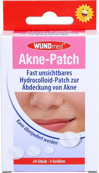 Akne Patch Hydrocolloid 3 Größen 24 St Pflaster