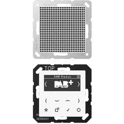JUNG Smart Radio DABA1WW DAB+ Set Mono (DAB+, FM), Radio, Weiss