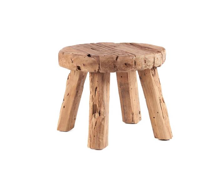 Table d'appoint recyclé en bois d50