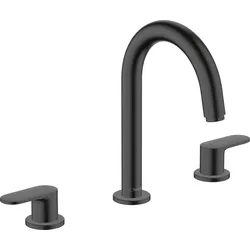 Hansgrohe 3-Loch Waschtischarmatur Vernis Blend mattschwarz, 71553670 71553670