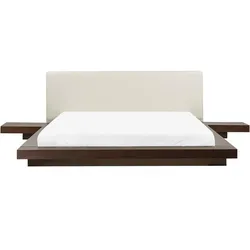 WASSERBETT 160x200 cm Dunkler Holzfarbton Zen