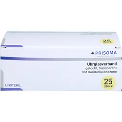 Uhrglasverband Prisoma Transparent Unsteril 25 ST