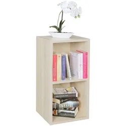 FineBuy Standregal Holz 30x60x30 cm Modern Regal Klein Holzregal Nischenregal