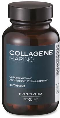 Bios Line Principium Collagene Marino Integratore per Pelle e Tessuti Connessi 80 Compresse