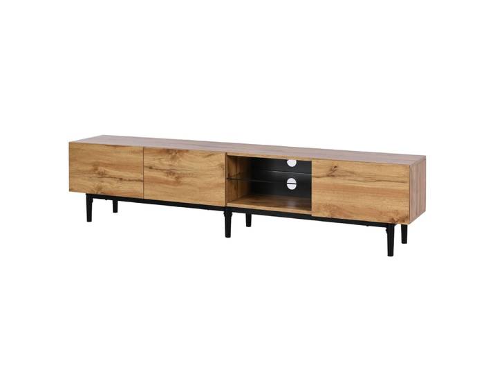 Meuble tv 3 portes, éclairage led intensité variable