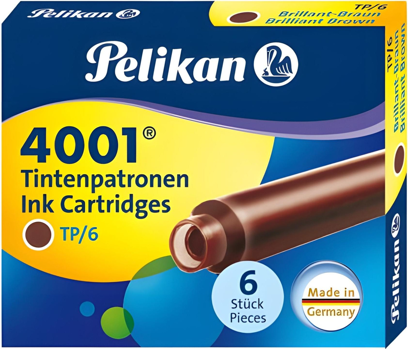 Pelikan inktpatronen 4001 TP/6 bronskleurig