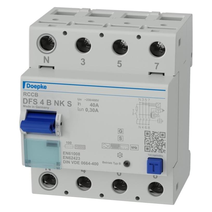 Doepke DOEP DFS4 040-4/0,30-B NK S Fi-Schutzschalter DFS4 040-4/0,3 (09136979)