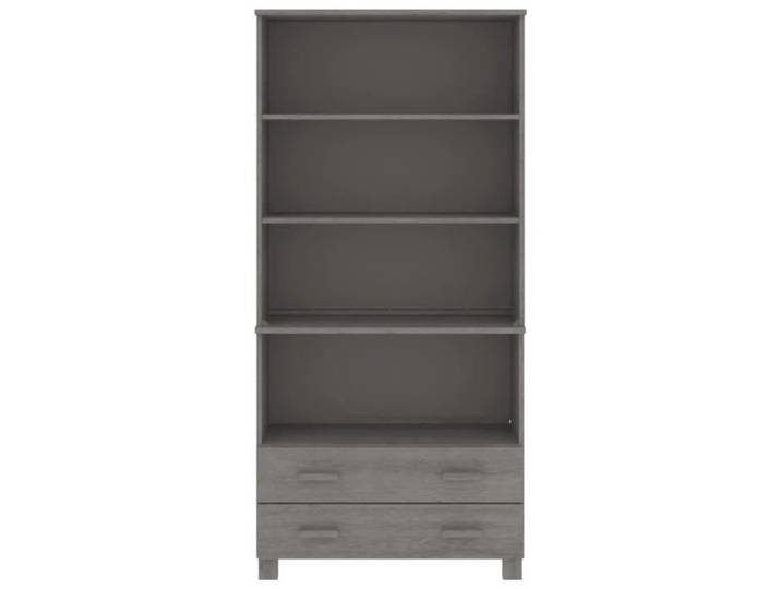 JIM - MEUBLE ENFILADE - Buffet Bois massif de pin Gris clair(2844)