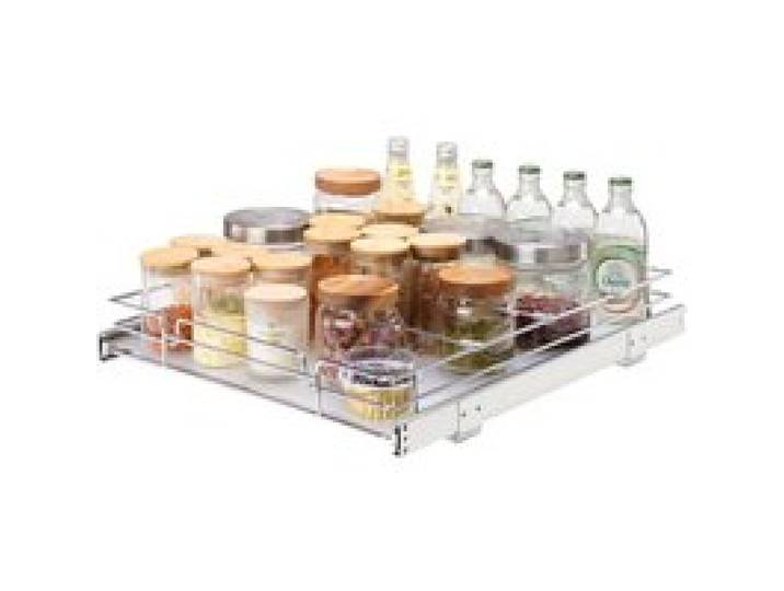 VEVOR ausziehbares Gewürzregal (460x533x85 mm) Spülschrankregal Küchenschrank, Schiebeschublade Waschbecken Gewürzregal Schrank Organizer Unterschrankregal 490x563x185 mm (Einbaumaße)