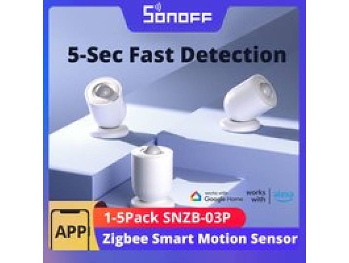 1-5PCS SONOFF SNZB-03P Zigbee Bewegingssensor Trigger Smart Lighting & Home Security Werkt met Alexa Google Home via Zigbee Hub