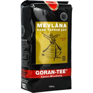 Goran Tee Mevlana Ceylon Luxury Blend, Schwarzer Tee aus Ostasiens, loser Tee, 1 kg