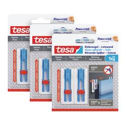 tesa 77778 Klebenagel-Leinwand verstellbar Weiß Inhalt: 6 St. 77778-00500-00
