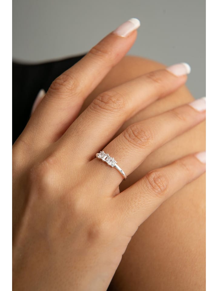 Heliophilia Silber-Ring mit Edelsteinen - onesize