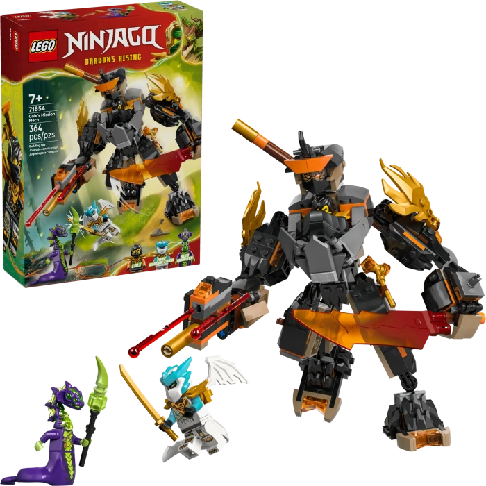 LEGO NINJAGO 71854 Coles Action-Mech und Drachen-Zane