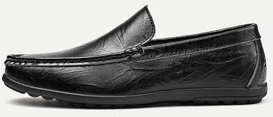 LightInthebox Men's Loafers Slip-Ons Comfort Loafers Penny Loafers Leather Comfortable Slip Resistant Loafer Light Brown Dark Brown Black