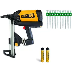 DEWALT C5 Akku-Gasnagler + 1400 Naegel 15mm