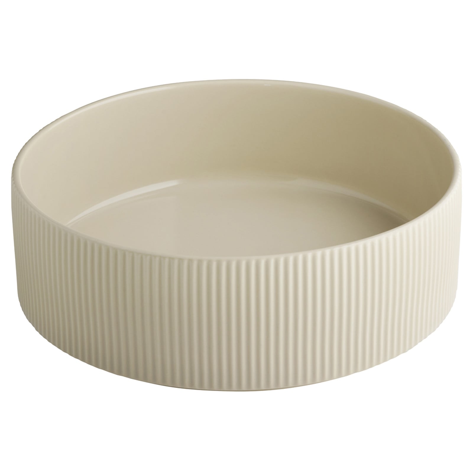 APS THE GRID dipbowl porselein zand Ø 26 cm, 2,5 l