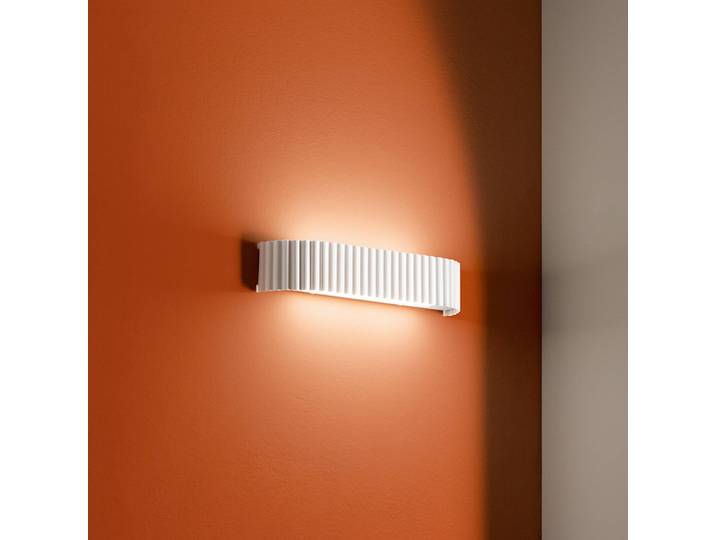 Luce Ambiente Design Wandleuchte Niike, weiß / opal, für Wohn- / Esszimmer, Metall, Modern