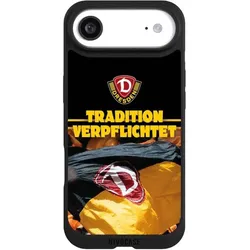 Nivocase Handyhülle für Apple iPhone Air Hülle NIVOpure Case Schwarz Fanartikel SG Dynamo Dresden SGD (Apple iPhone Air), Smartphone Hülle, Schwarz