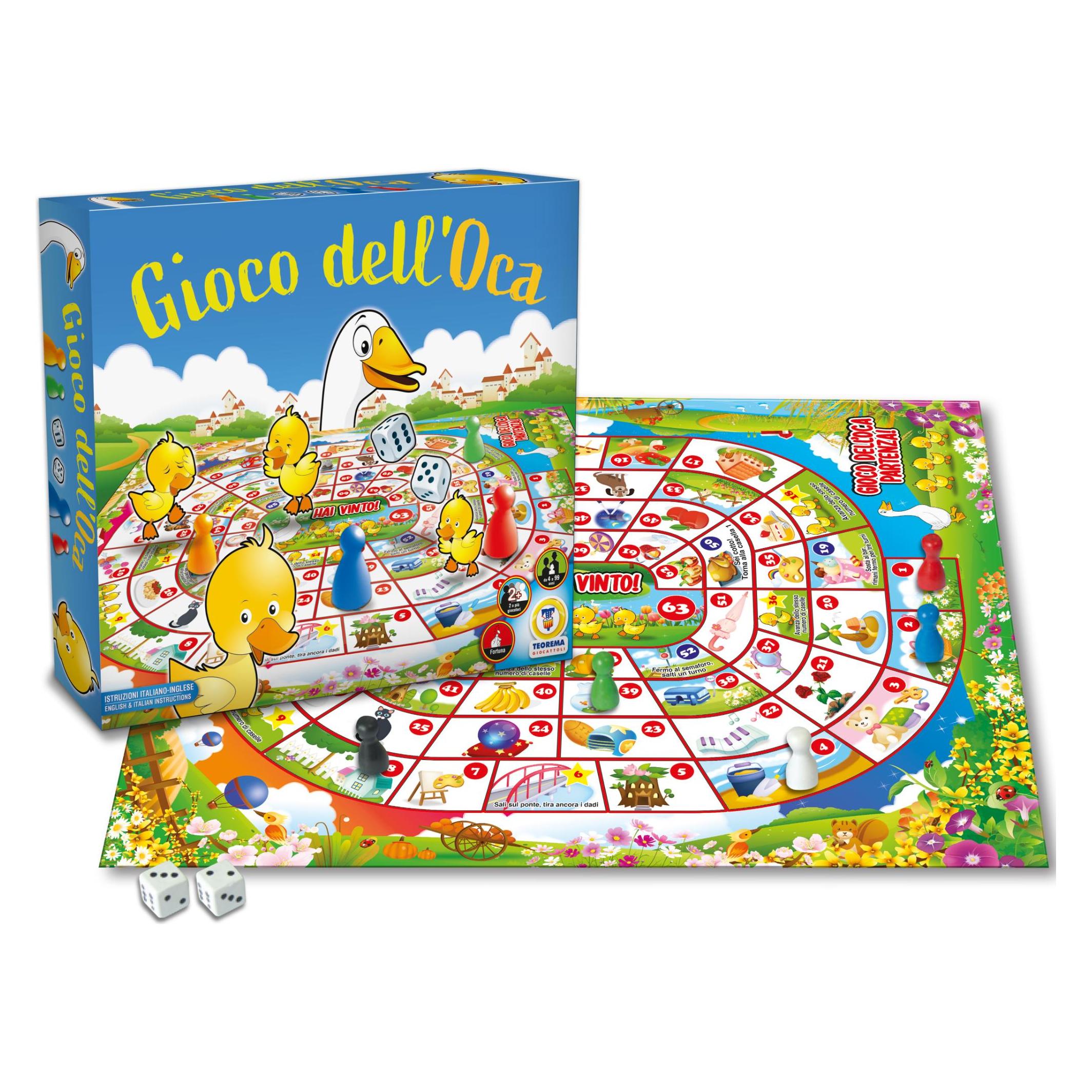 Teorema Game of the Goose Large Version, Multicolor, 62364 (40488214)