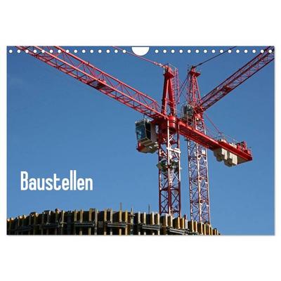 Baustellen (Wandkalender 2026 DIN A4 quer), CALVENDO Monatskalender
