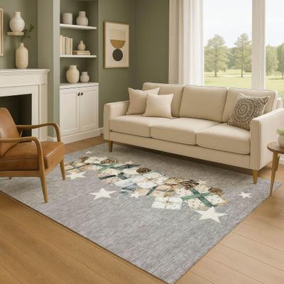 Addison Rugs Premium Washable Super Soft Christmas Presents Mayfield Rug