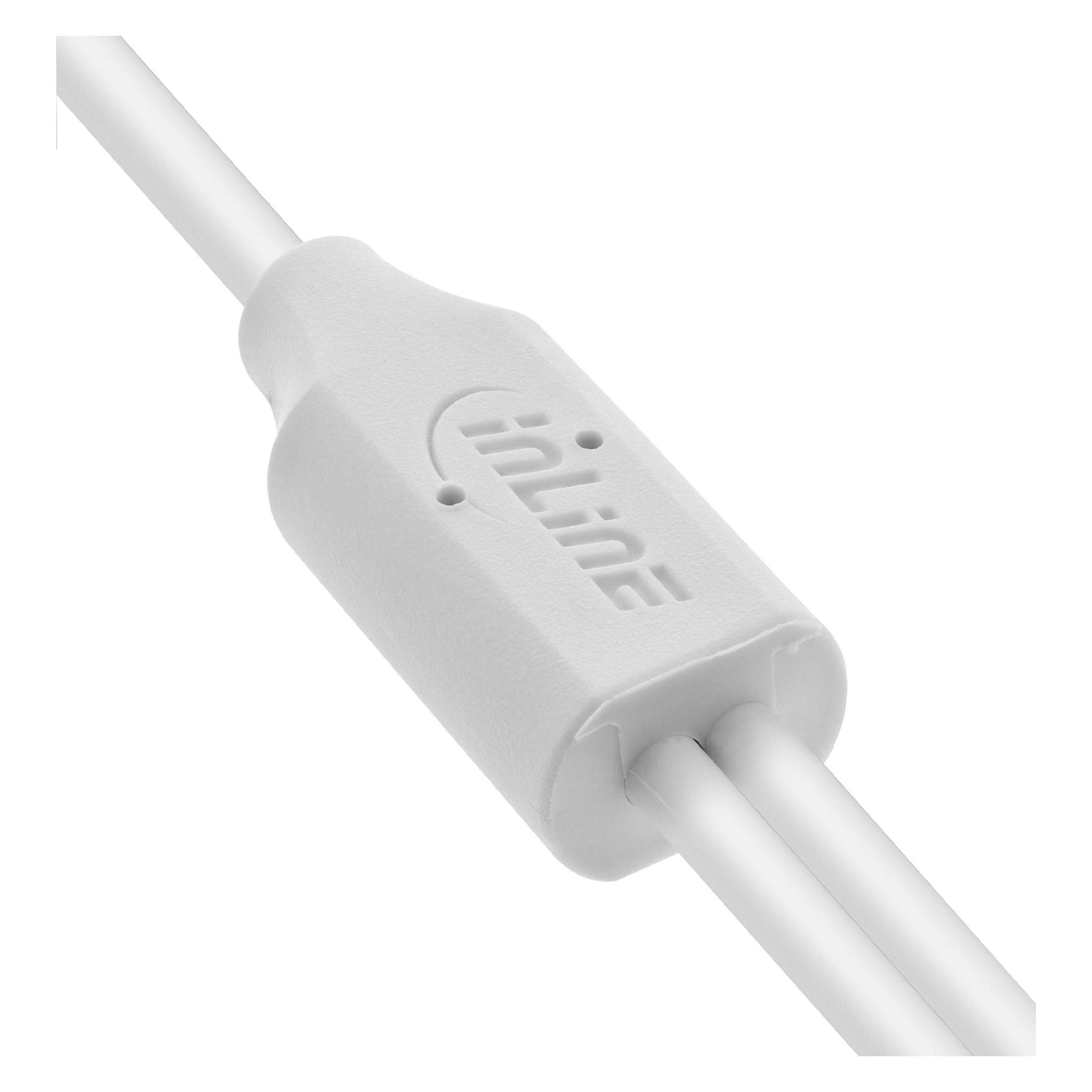 InLine USB 2in1 Y-Ladekabel (2 m, USB 2.0, 25 W) (35122W)