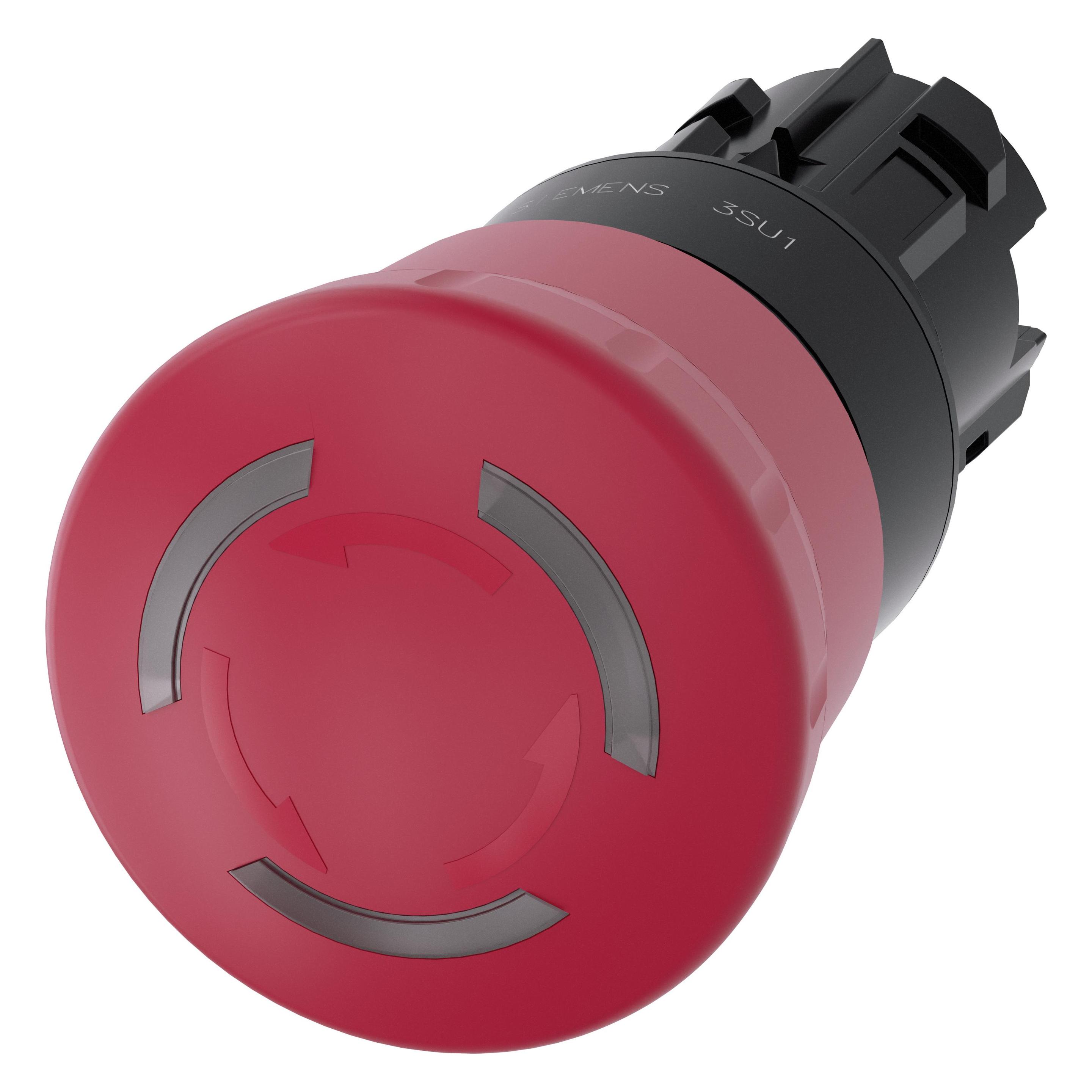 Siemens Emergency Stop Mushr. Pushb (3SU1001-1HB20-0AA0)
