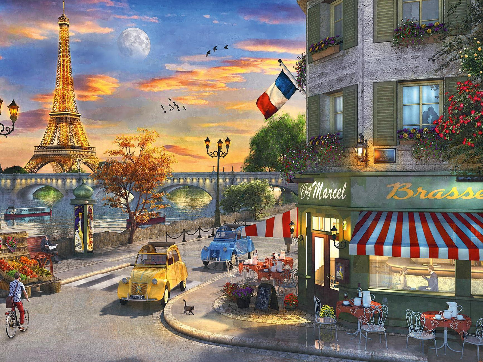 Ravensburger Puzzel Romantisch Parijs 1500 stukjes