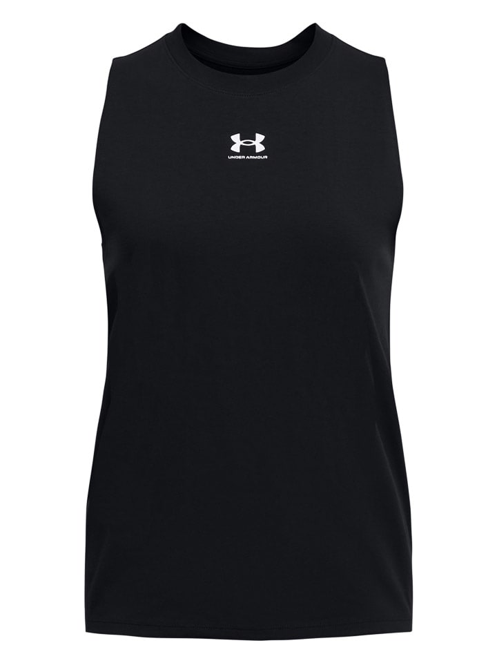 Under Armour Trainingstop "Campus Muscle Tank" in Schwarz - L