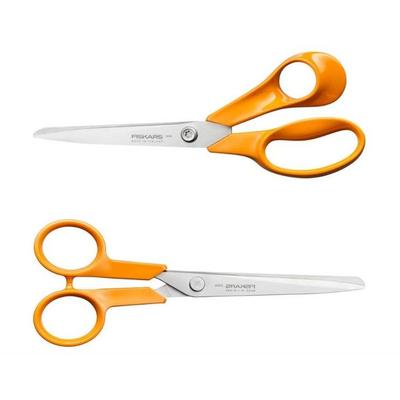Fiskars Classic Scheren Set, Universalschere 21 cm + Universalschere 16 cm